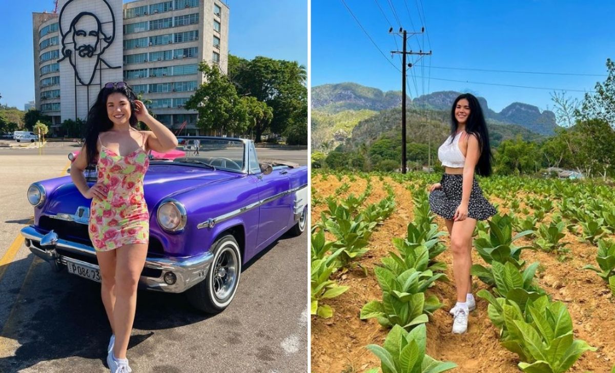 Rosa Martorell durante su viaje a Cuba. (Fotos: Rosa Martorell-Instagram)