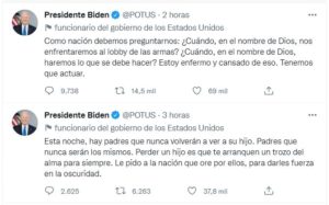 Tiroteo de Texas declaracion de Joe Biden