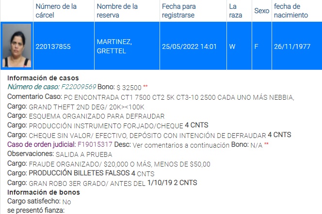 Una cubana enfrenta varios cargos por hacer depósitos fraudulentos en la ciudad de Miami 3