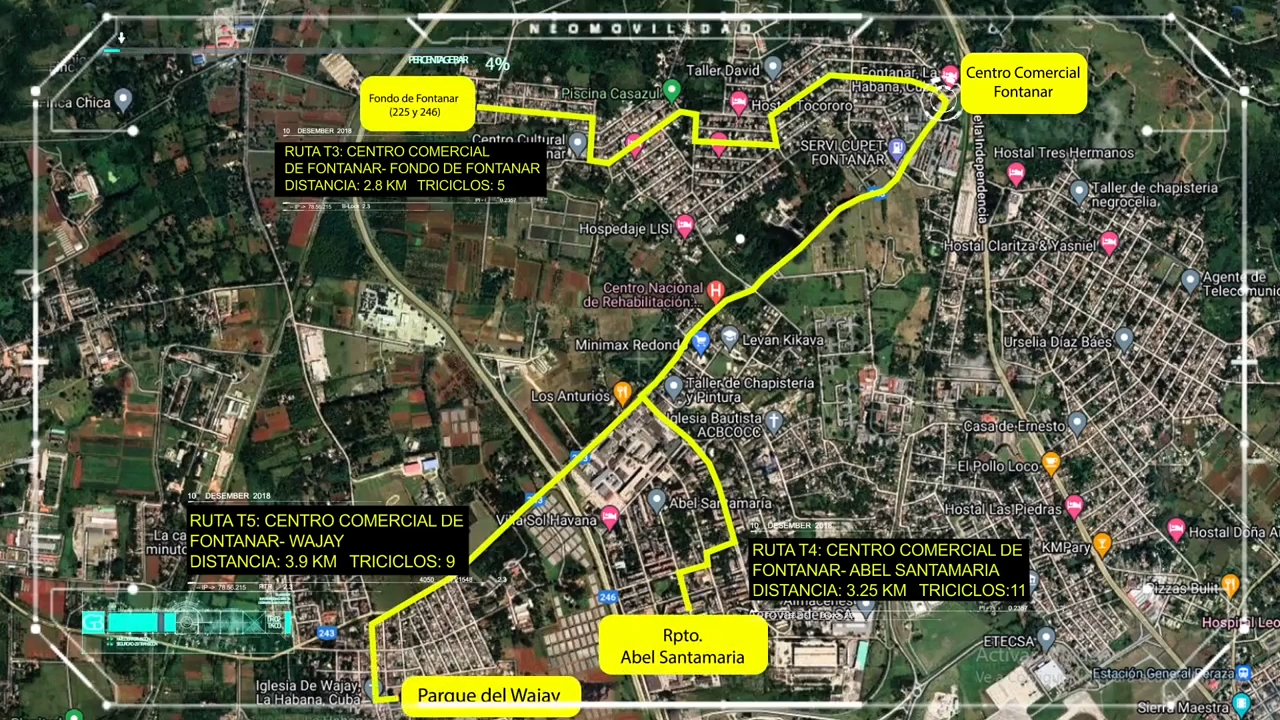 Abrirán nuevas rutas de triciclos eléctricos en Boyeros