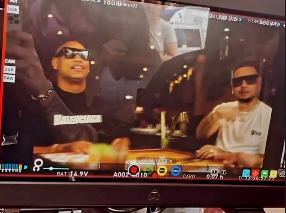 Alexander Delgado y Jacob Forever en grabación