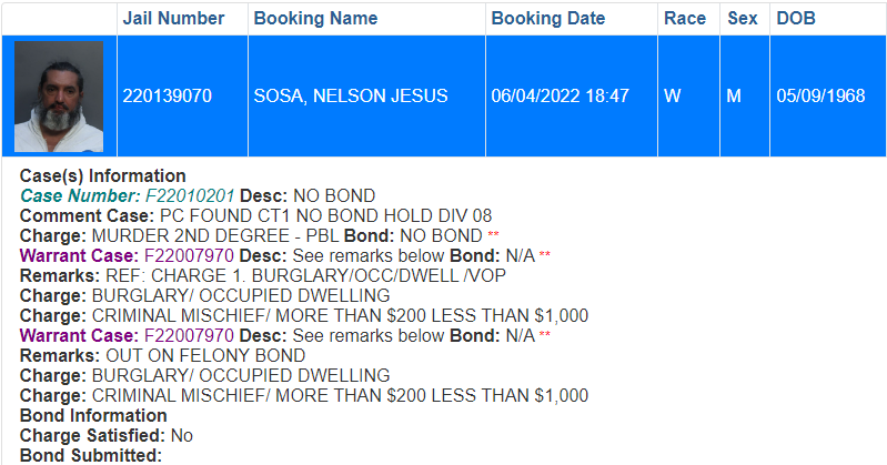 Crimen en Hialeah un cubano asesina a su hermana y es sospechoso por la muerte de su madre