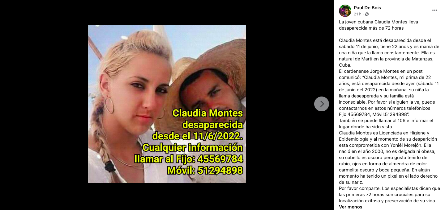 Las redes sociales se han convertido en Cuba en una alternativa para familiares desesperados