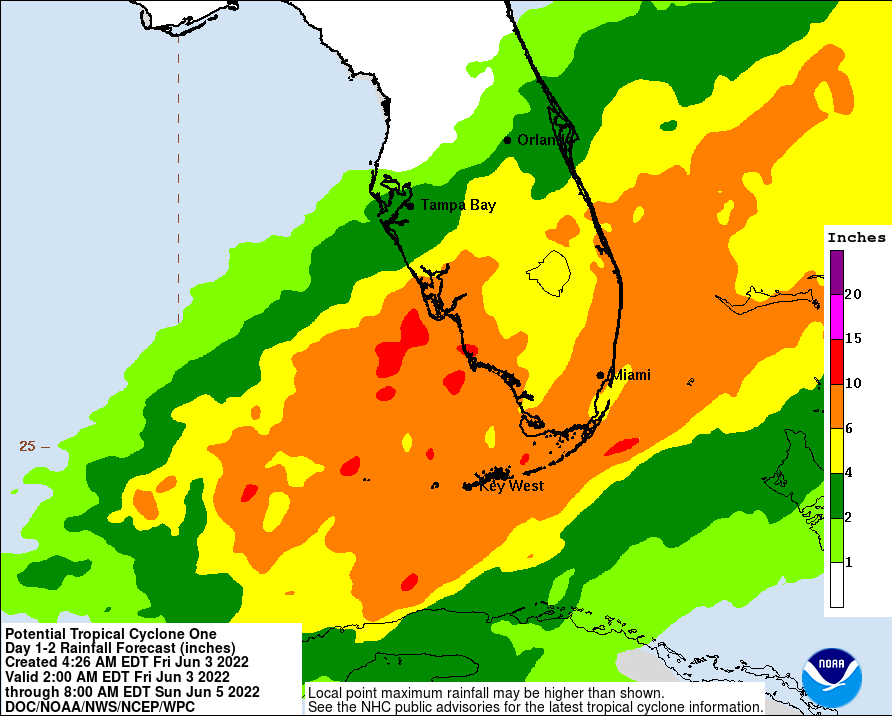 ¡Solo cinco sacos de arena por persona! los residentes en el sur de la Florida se preparan para las lluvias