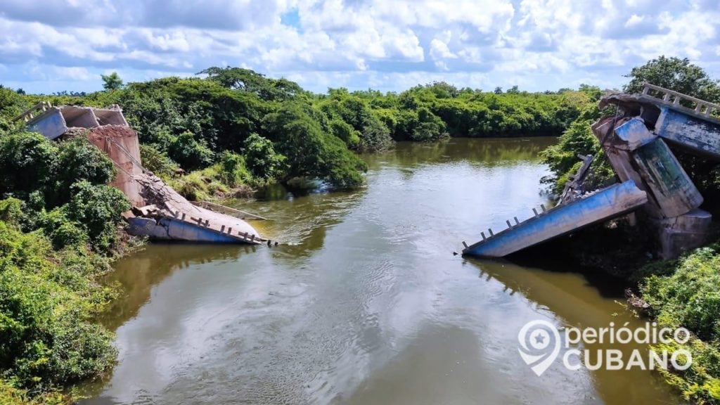 Colapsa puente sobre el río Sagua que unía el poblado de Sitiecito con la cabecera municipal (3)