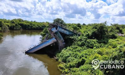 Colapsa puente sobre el río Sagua que unía el poblado de Sitiecito con la cabecera municipal (3)