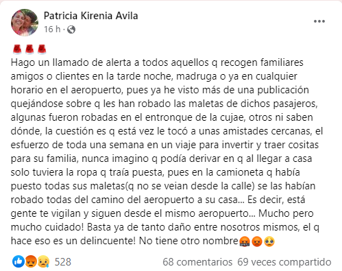 Denuncian robos con violencia durante el tránsito a provincia de los viajeros que llegan al Aeropuerto de La Habana