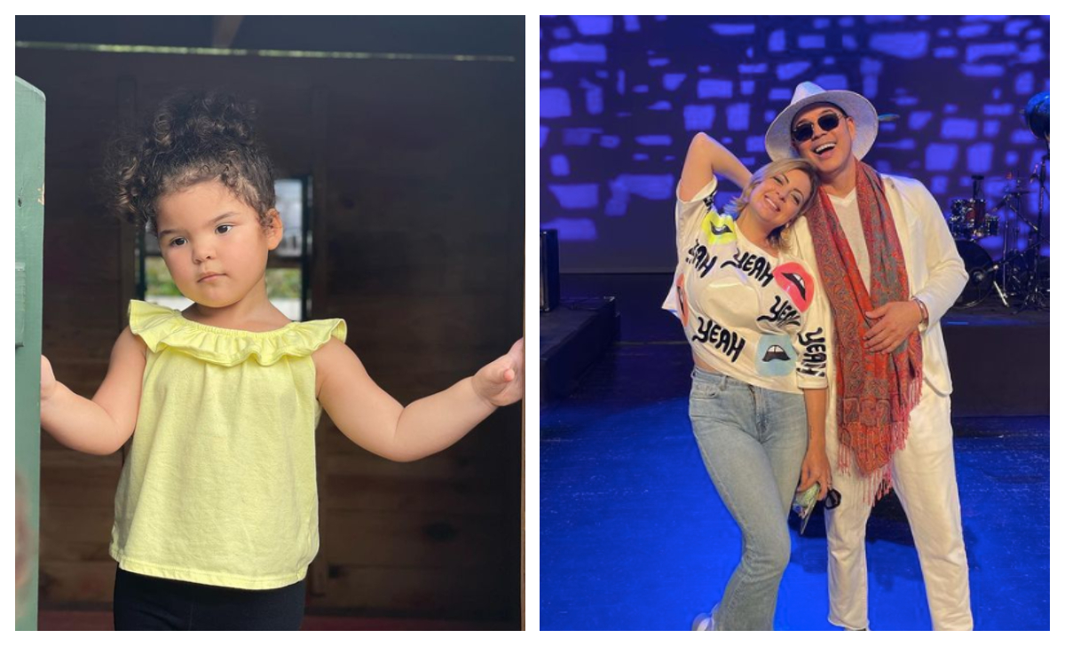 Lucía hija de Alexis y Claudia Valdés