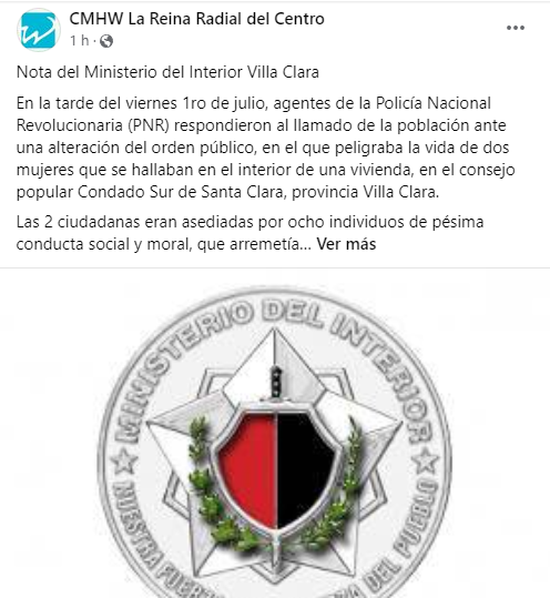 Nota oficial del Minint reconoce la muerte de un cubano a manos de la policía en Santa Clara