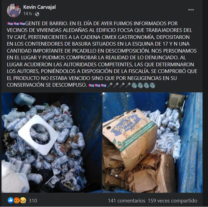 Picadillo descompuesto