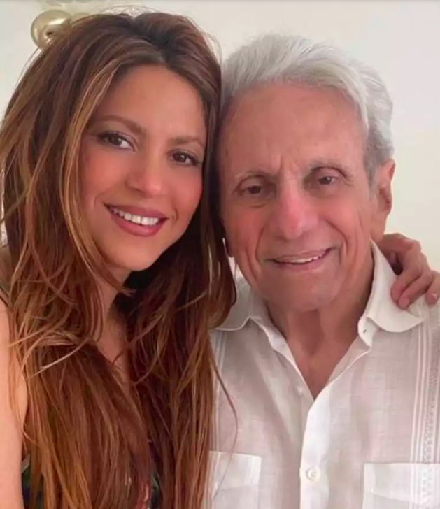 Shakira y su padre