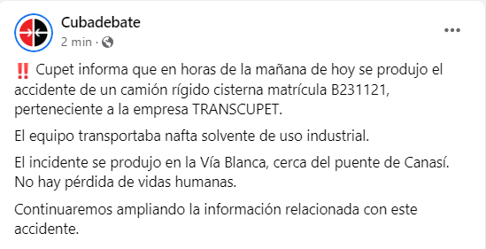 Explota pipa que evacuaba el combustible de la Base de Supertanquero incendiada en Matanzas