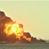 Impacto de un rayo provoca incendio en supertanquero de combustibles en Matanzas
