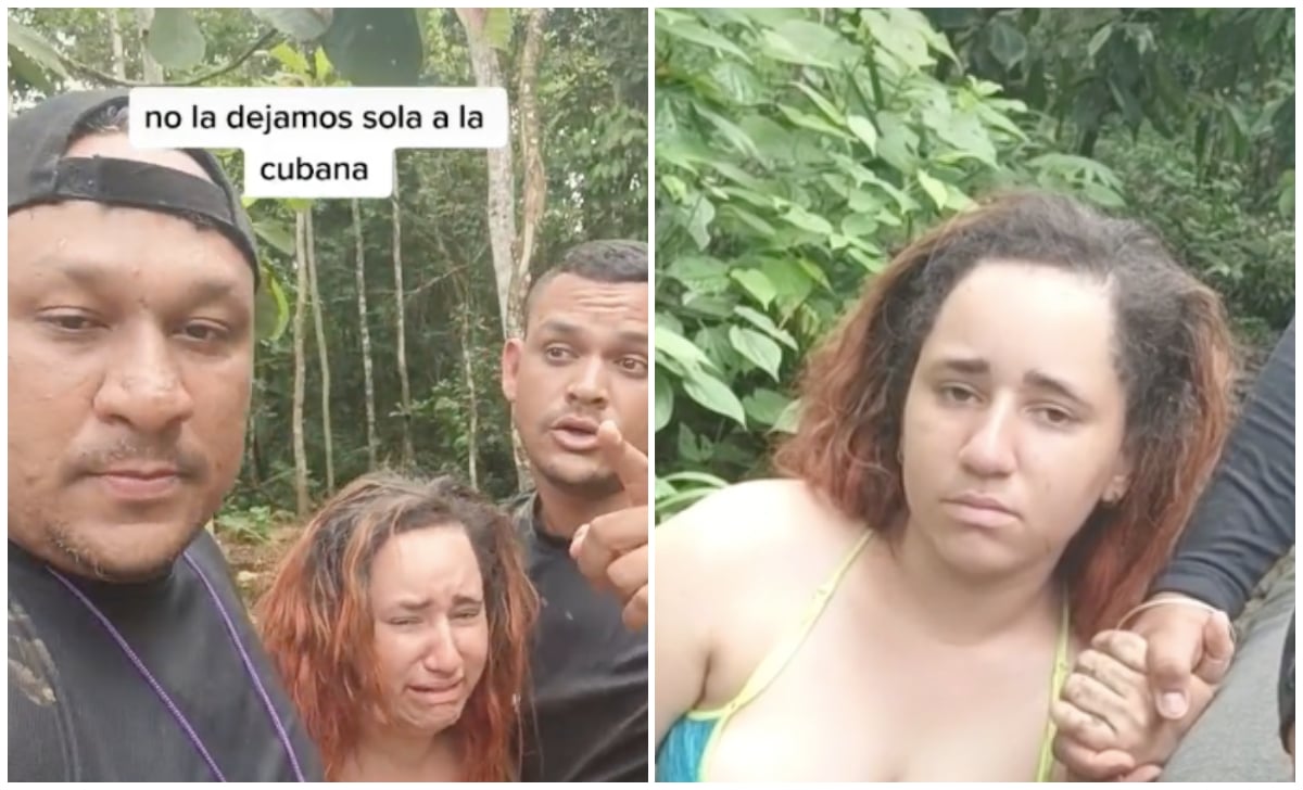 Rescatan a migrante cubana en la selva del Darién