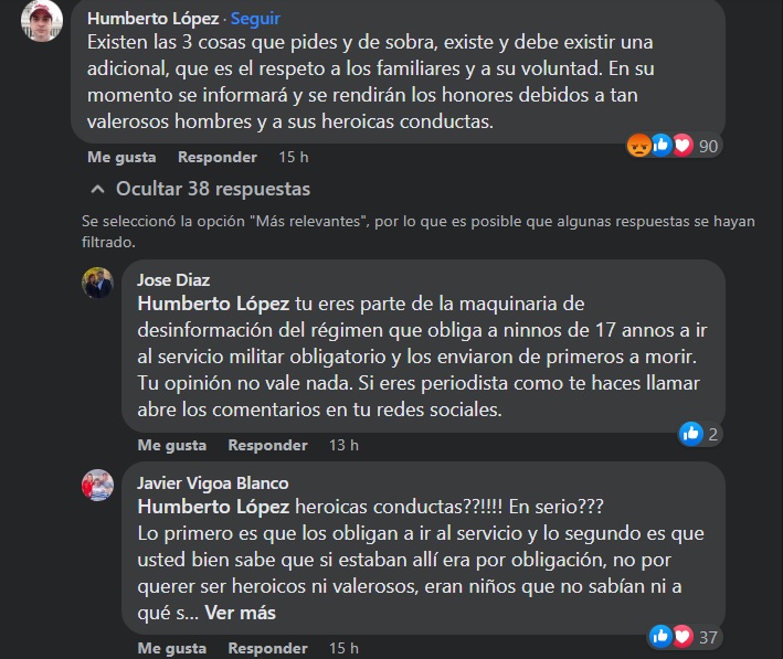 Respuesta de Humberto Lopez a Ulises Toirac