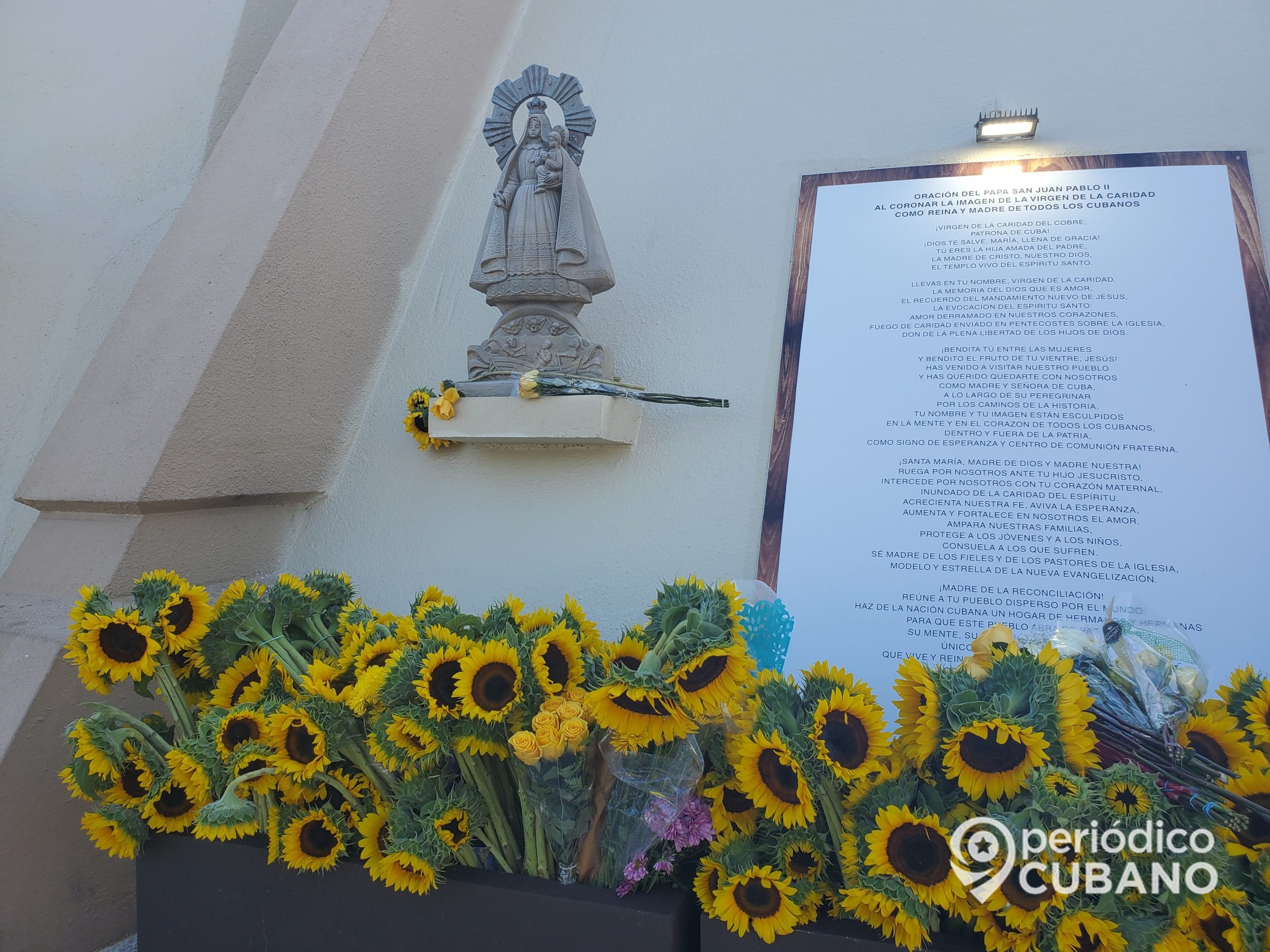 Anuncian recorrido de la procesión de la Virgen de la Caridad por las calles de Miami