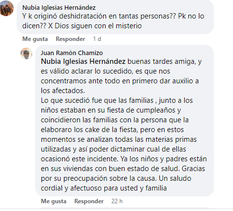 Cakes contaminados habrían intoxicado a más de 30 niños en la provincia de Artemisa