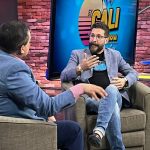 El actor cubano Ricardo Becerra estuvo de gira en varios programas de Los Ángeles, California