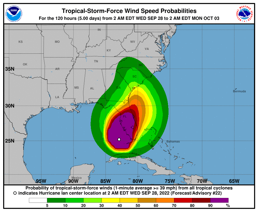 Hurac n Ian alcanza la categor a - Huracan Ian Alcanza La Categoria 4 Antes De Impactar La Costa Oeste De La Florida2 