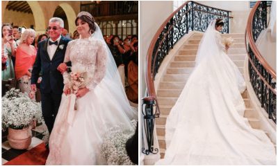 Vestido de novia de Aly Sánchez