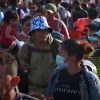 Alrededor de 600 migrantes forman la primera caravana de octubre en México