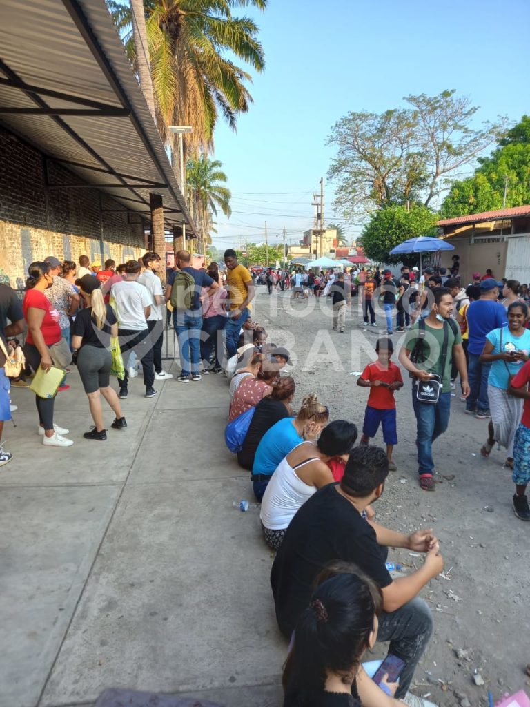 Cubanos migrantes en Tapachula México (3)