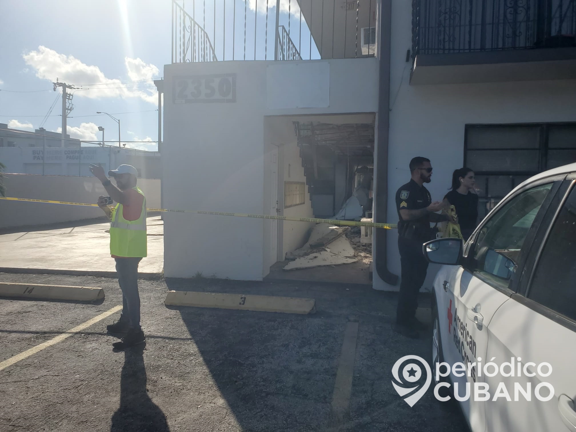 Derrumbe parcial en un pequeño edificio ubicado en la ciudad de Hialeah2