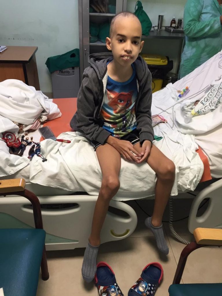 José Camilo niño cubano con leucemia