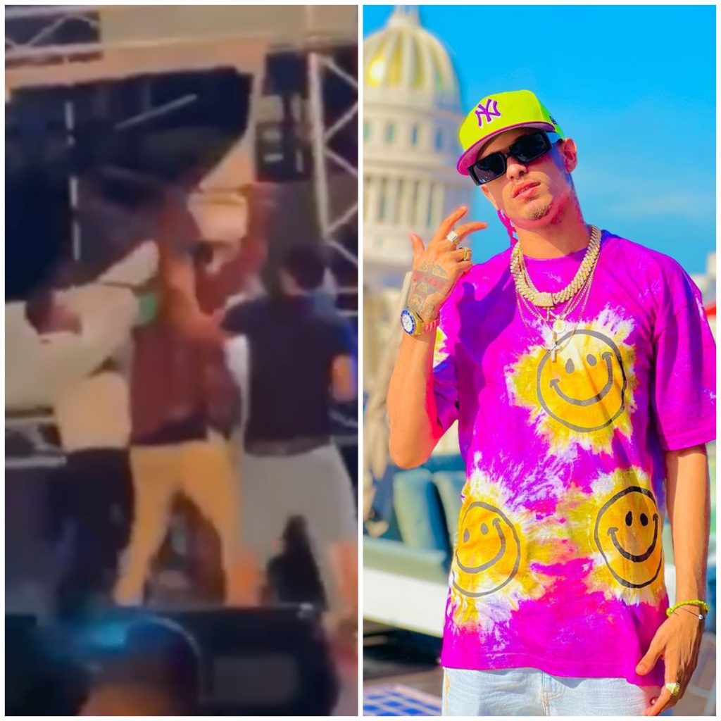 Riña en concierto de reguetonero Oniel Bebeshito