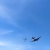 Así chocaron dos aviones de la Segunda Guerra Mundial en un espectáculo aéreos en Dallas