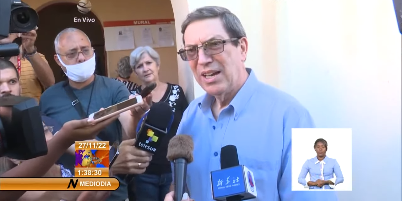 Canciller cubano culpa a las redes sociales por el llamado a no votar que surtió efecto