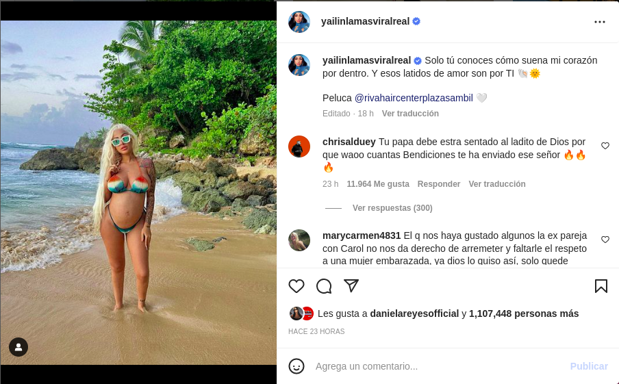Yailin la más viral-embarazada