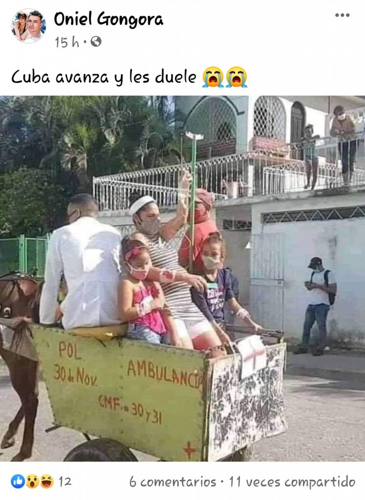 Escasez de ambulancia en Cuba-foto-captura de pantalla