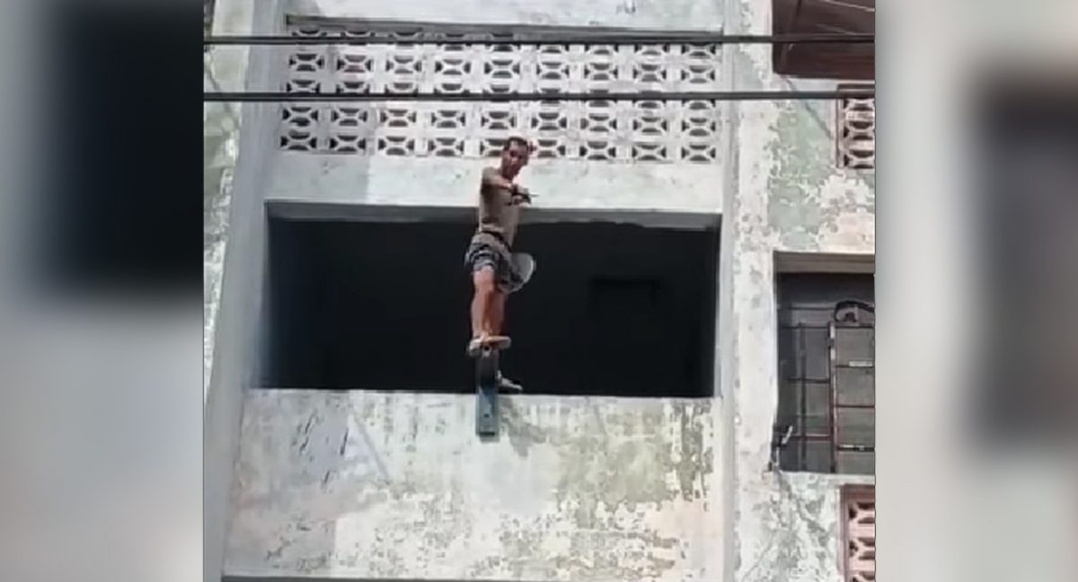 Hombre se tira de un edificio en el reparto frank pais cuba