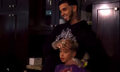 Anuel y su hijo Pablo Anuel