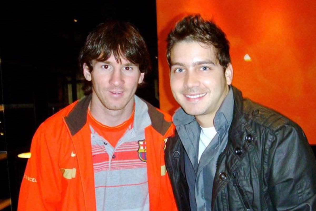 El Boni junto a Leo Messi