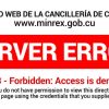 Hackean sitio del MINREX