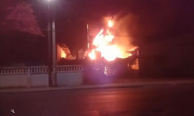 Incendio talleres de ferrocarriles Luyanó