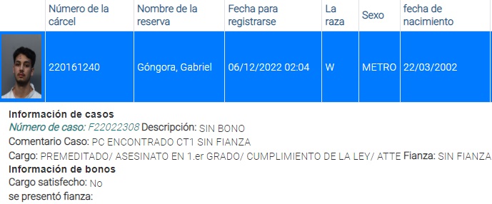 Joven cubano sospechoso de dispararle a un oficial de Miami-Dade durante una persecución