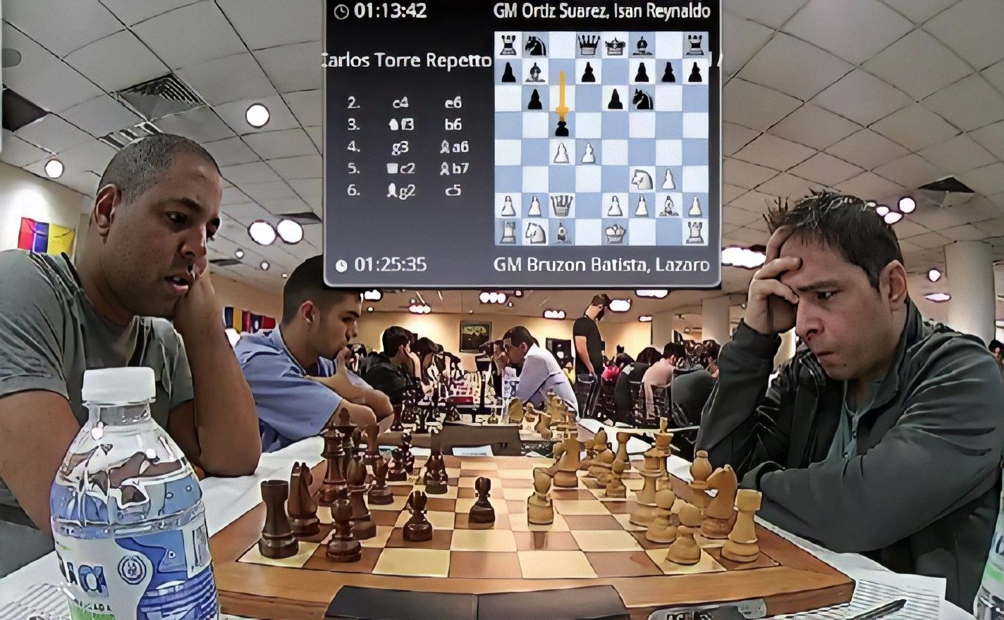 Lázaro Bruzón concluye en tercera posición en el Torneo Internacional de ajedrez 'Carlos Torre Repetto'