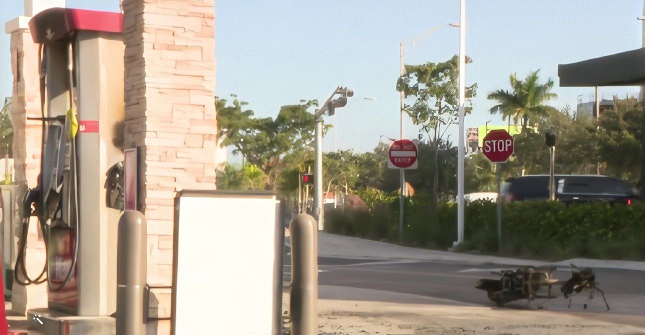Reportan un incendio en una gasolinera de la ciudad de Hialeah Gardens (2)