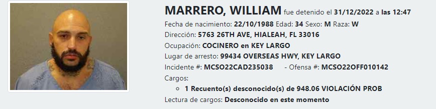 Residente de Hialeah fue detenido en Monroe por presunto robo en una farmacia