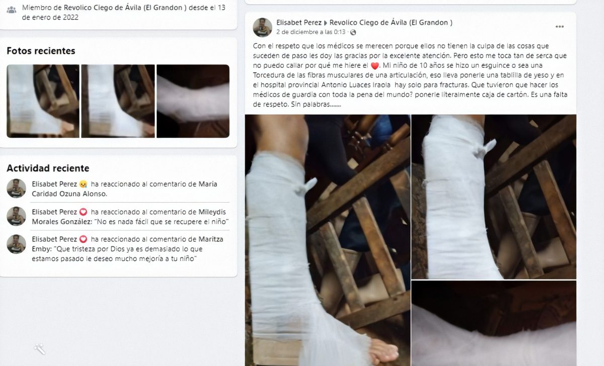 Uso de cartón escasez de yeso en Cuba