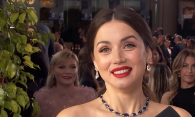 Ana de Armas en Globo de Oro 2020-Captura de pantalla