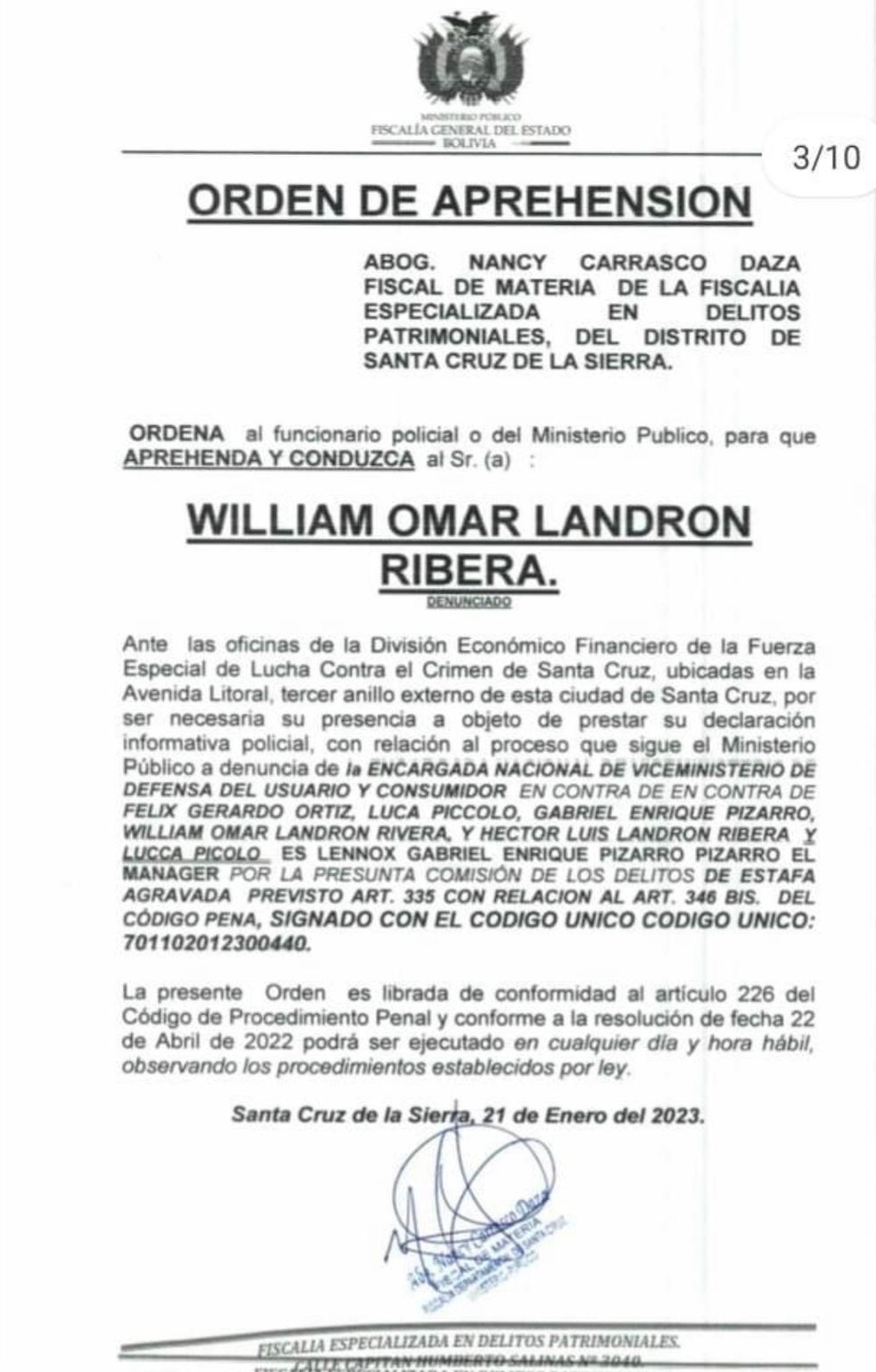 Autoridades de Bolivia emitieron órdenes de aprehensión en contra de Don Omar 3