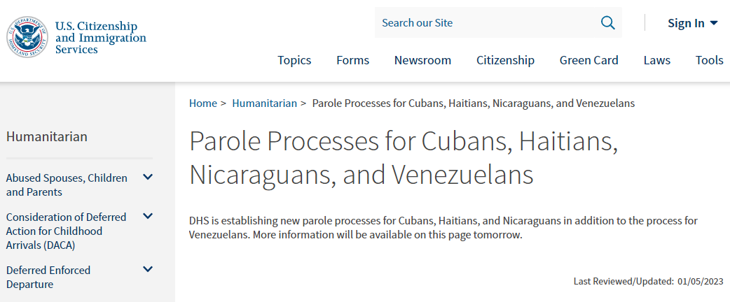 ¿Cómo los cubanos pueden solicitar una de las 30.000 visas a EEUU bajo el nuevo programa migratorio?