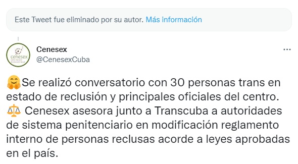 Gobierno cubano implementaría cambios para el trato de personas trans detenidas en la Isla2