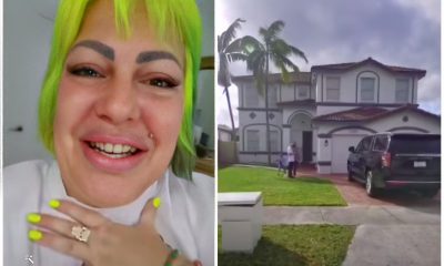 La Diosa muestra su casa en Miami-Enhanced