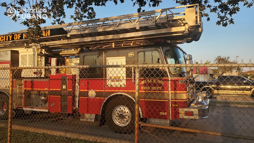 Policía de Hialeah investiga un presunto incendio provocado de manera intencional