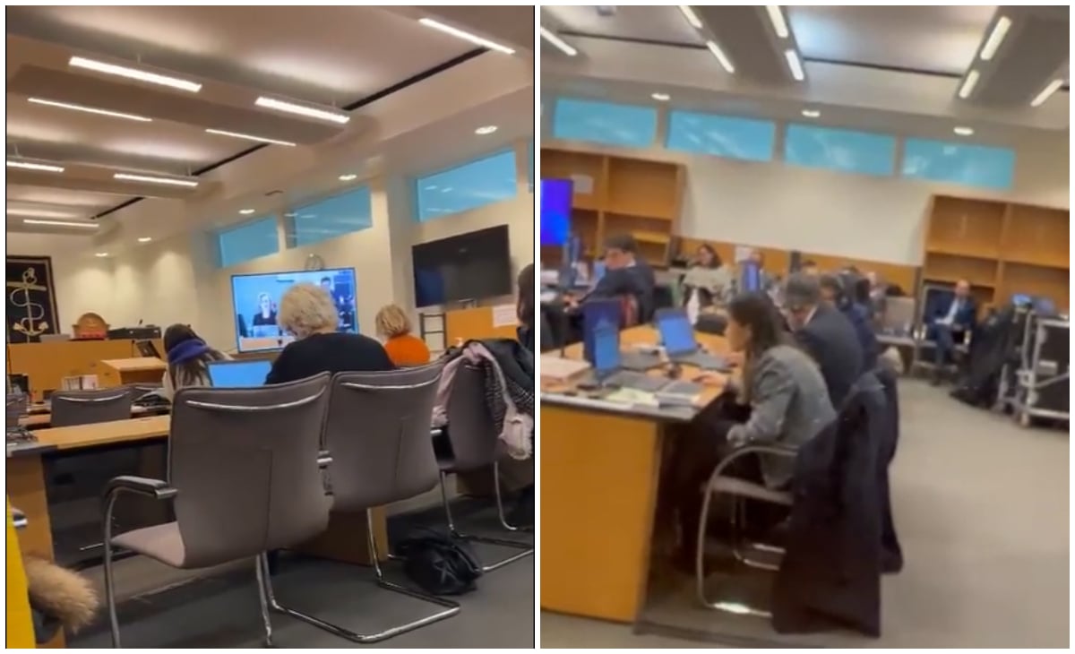 Revelan imágenes de los abogados del régimen cubano en judío por deuda en Londres
